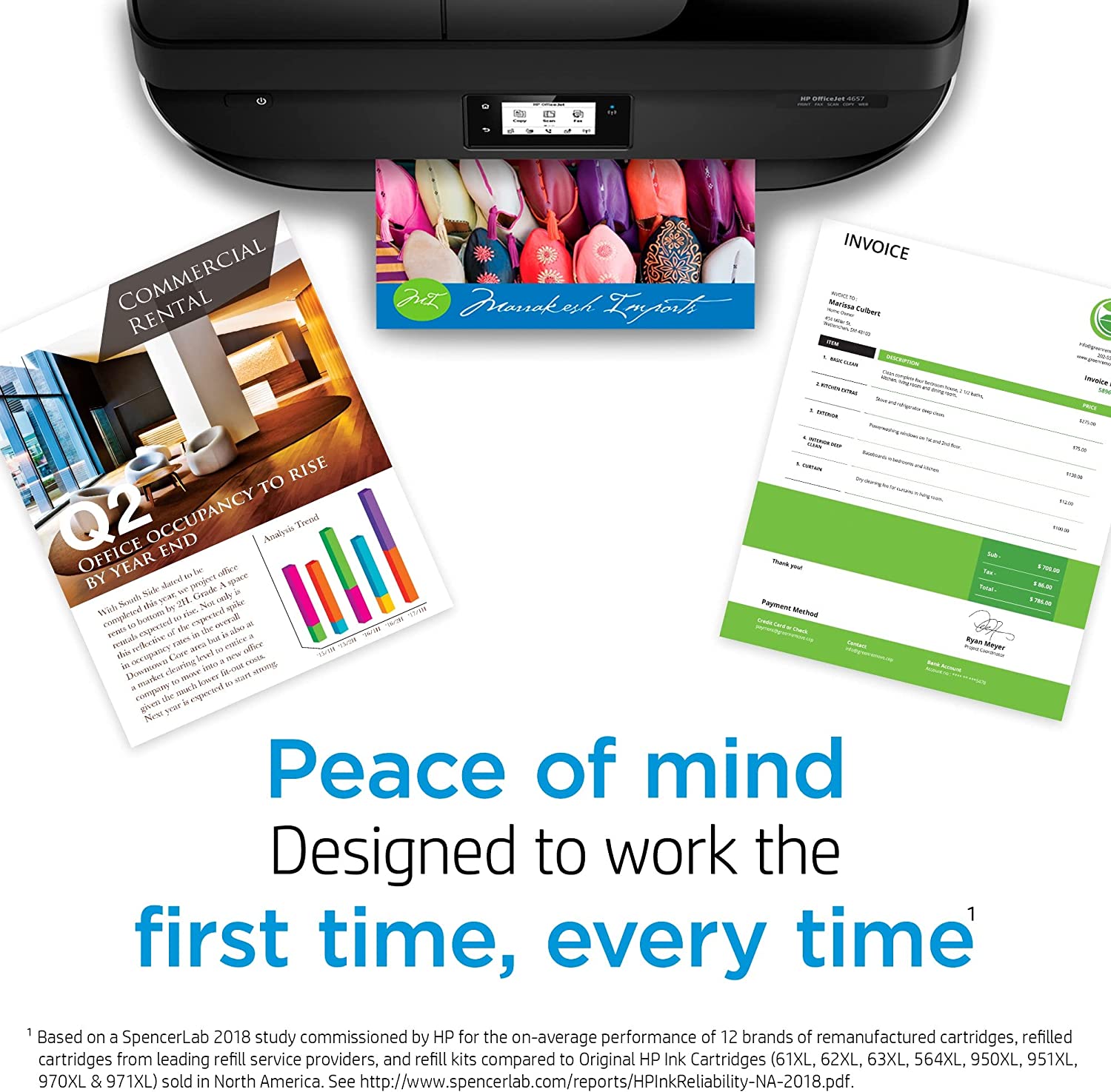 HP 65XL Tri-color High-yield Ink Cartridge | Works with HP AMP 100 Series, HP DeskJet 2600, 3700 Series, HP ENVY 5000 Series | Eligible for Instant Ink | N9K03AN - Image 11